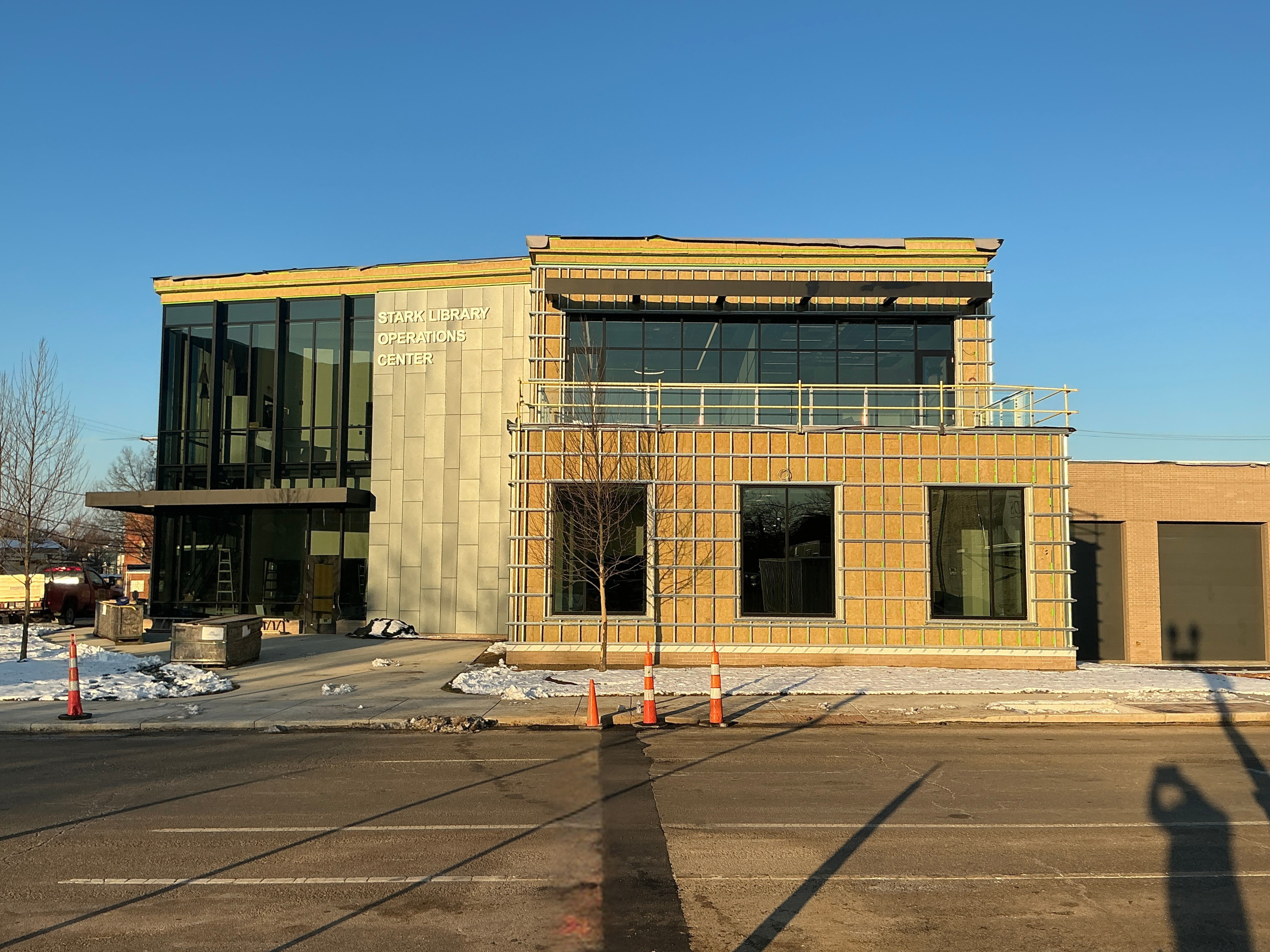 Stark County District Library new operations center by Fred Olivieri Construction Company Library in Northeast Ohio