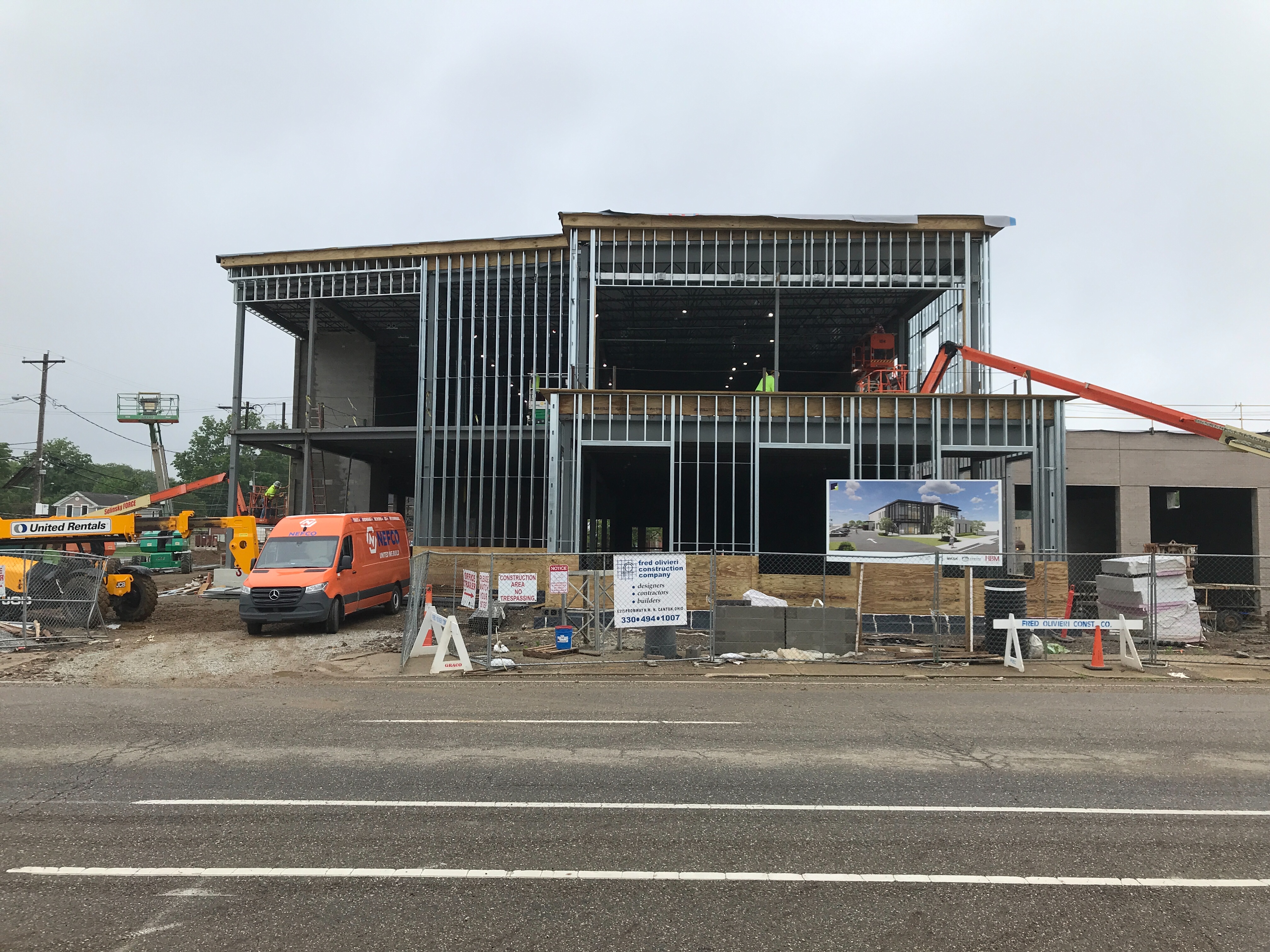 Stark County Library Main Branch Operations Center Under Construction