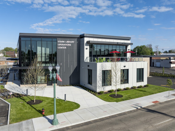 Stark County Library New Operations Center Ohio Library New Construction by Fred Olivieri Construction Company v3