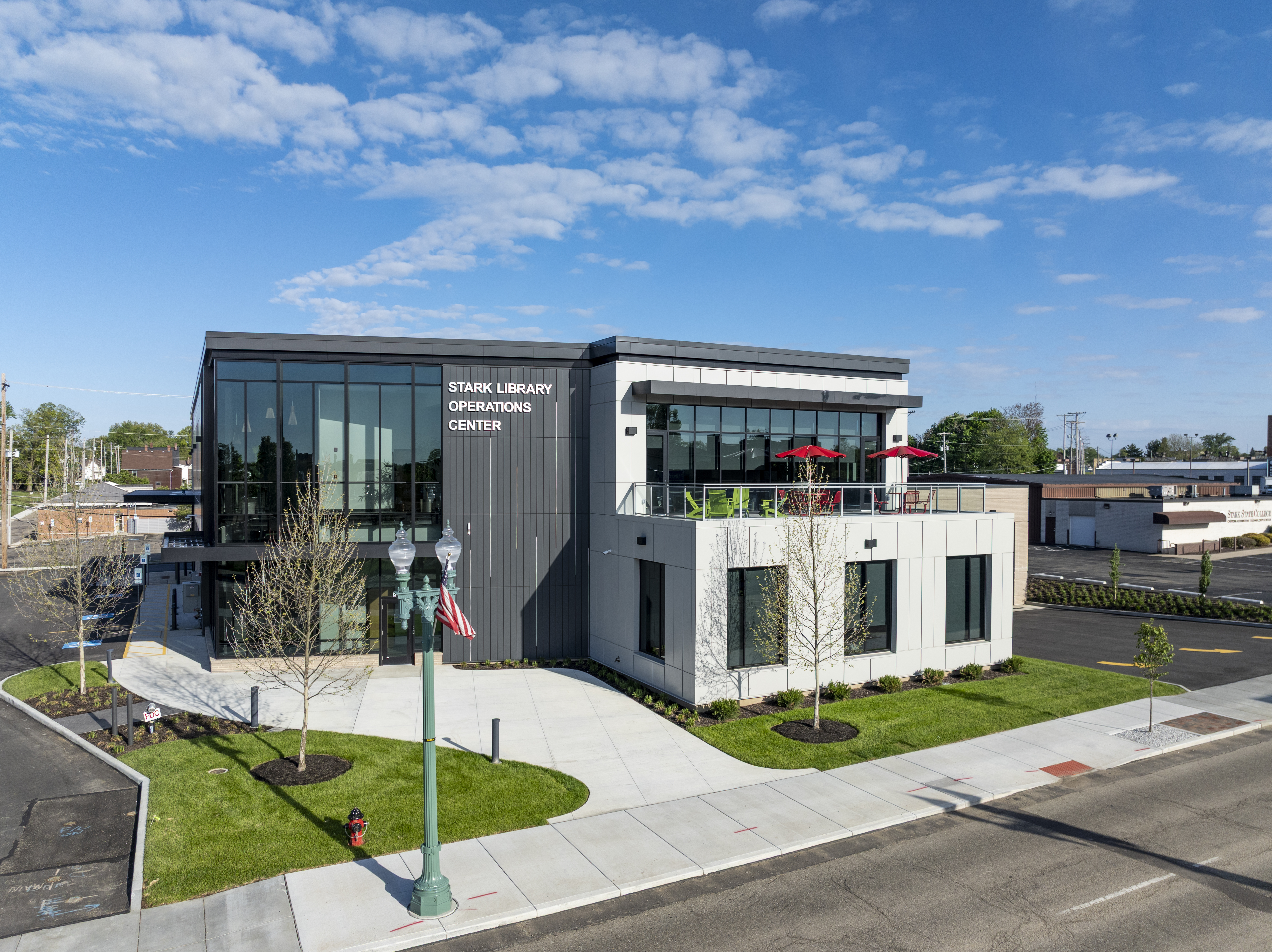 Stark County Library New Operations Center Ohio Library New Construction by Fred Olivieri Construction Company