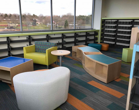 Stark Library Local Building Contractors Massillon OH Seating Area by Fred Oliveri