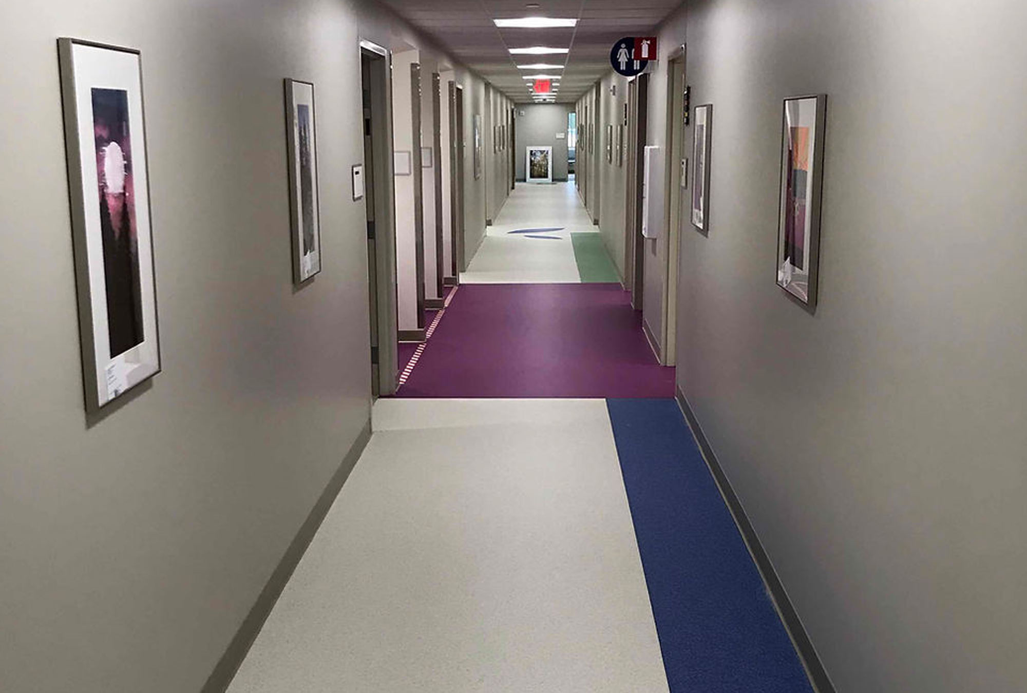 The Best Hospital Contractors Akron Children's Hospital Hallway - Portage County, Ohio by Fred Olivieri