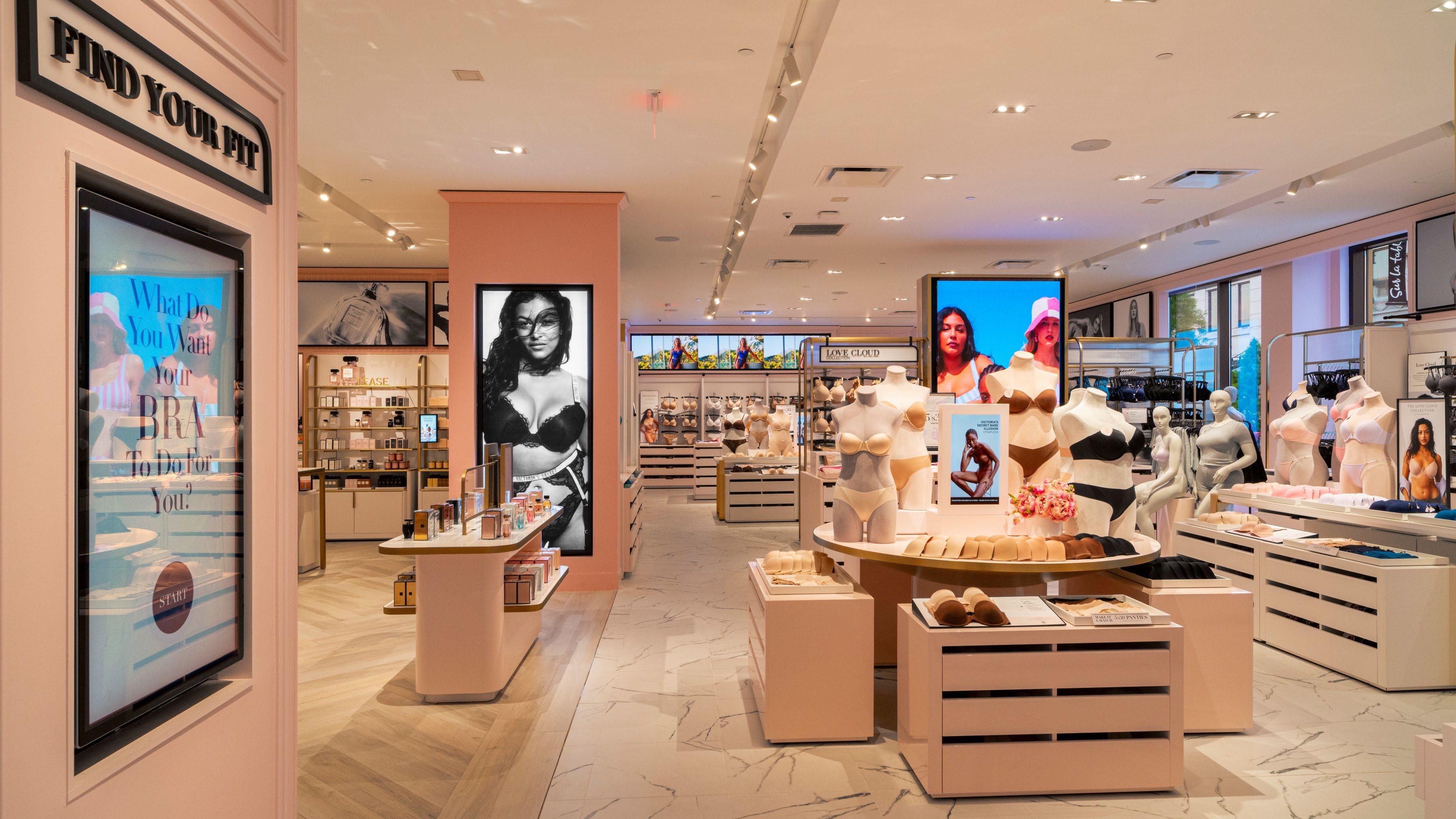 Victoria's Secret Retail Construction Easton Columbus Sales Floor Fred Olivieri