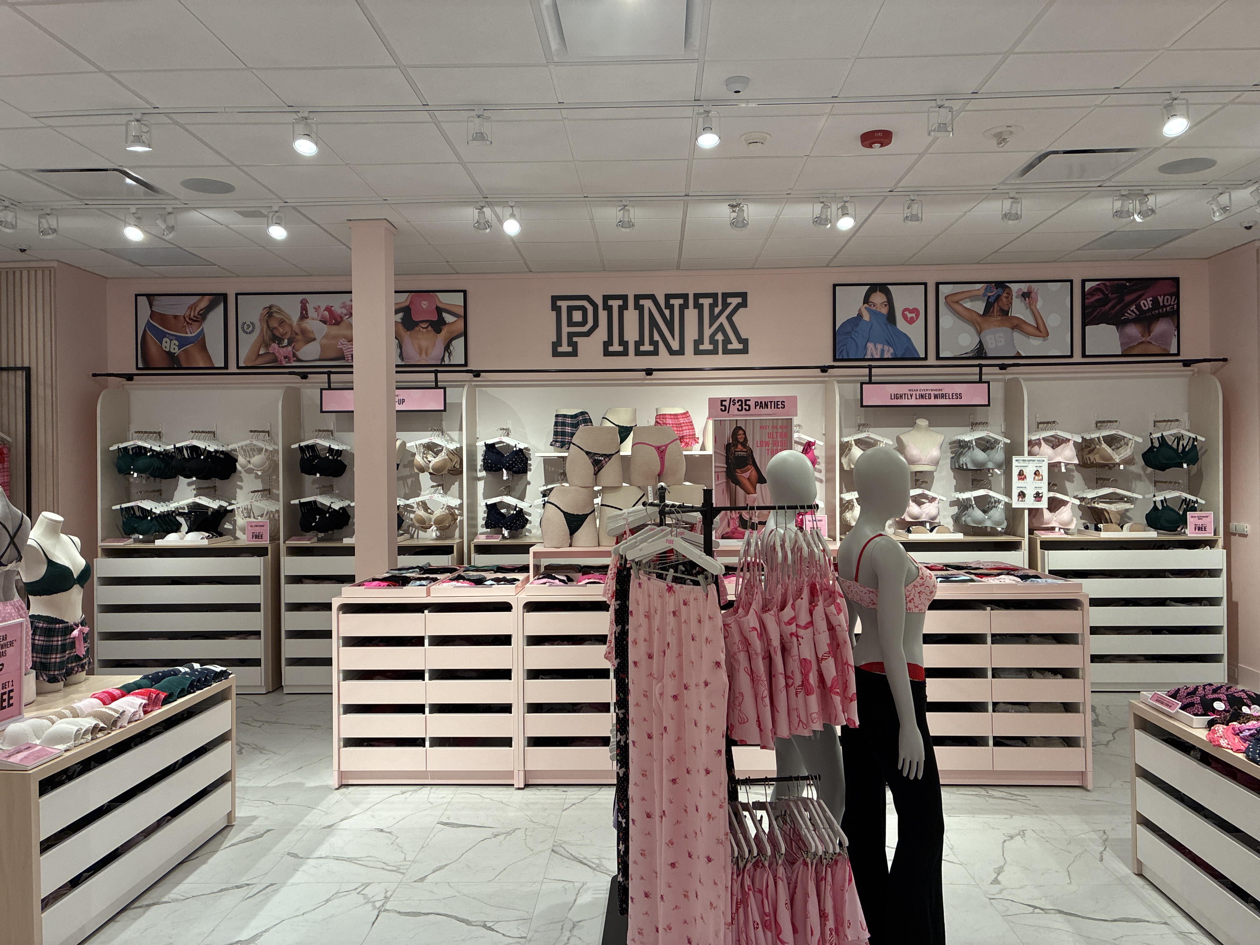 Victorias Secret Store Construction by Fred Olivieri Construction Company