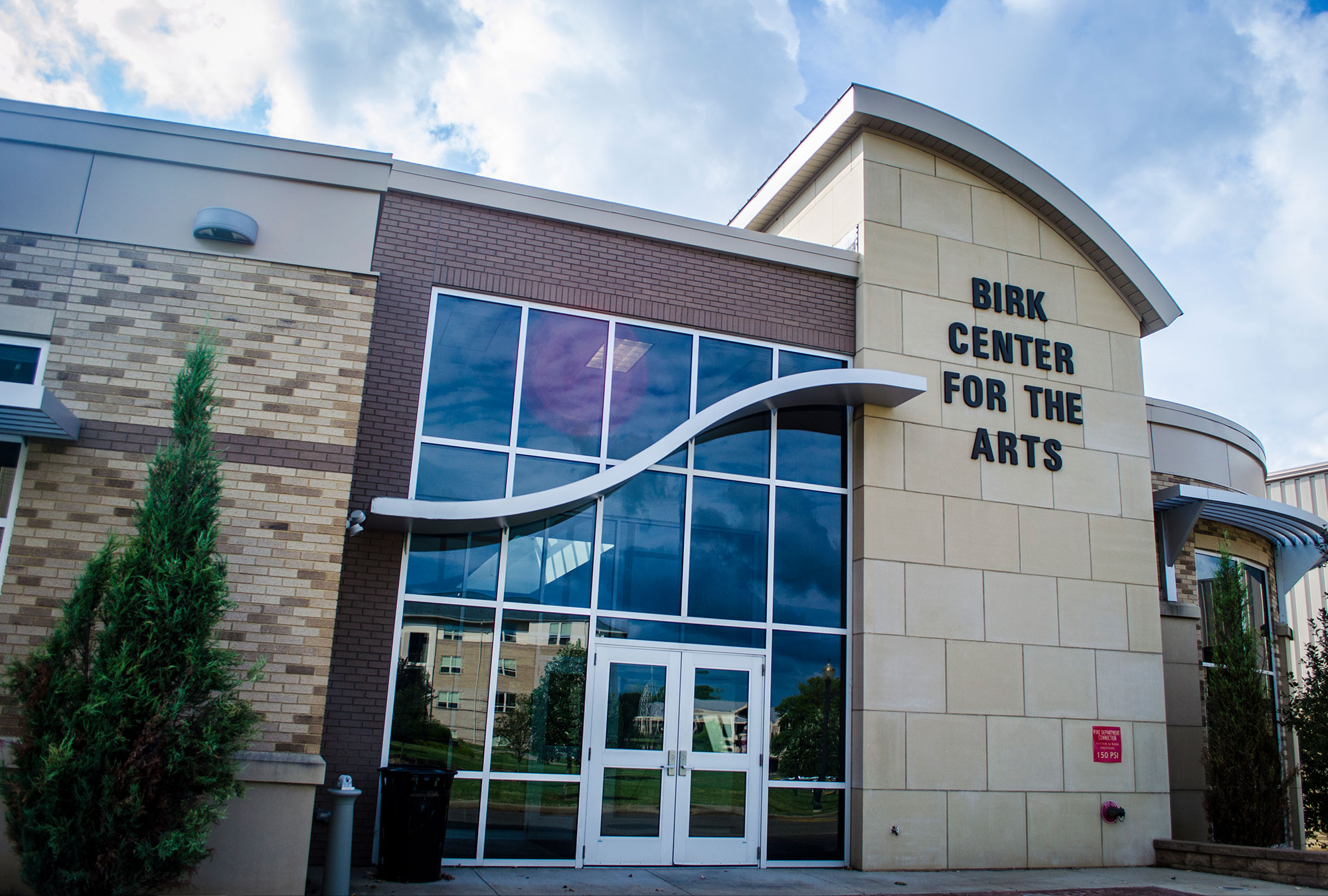 Walsh University Local Construction Contractors Arts Center Entrance by Fred Oliveri