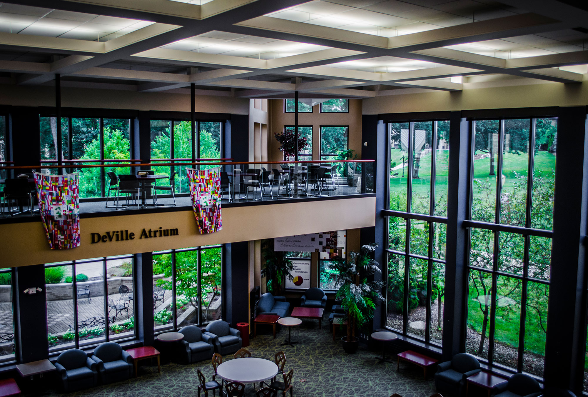 Walsh University Local Construction Contractors Campus Center Atrium by Fred Oliveri