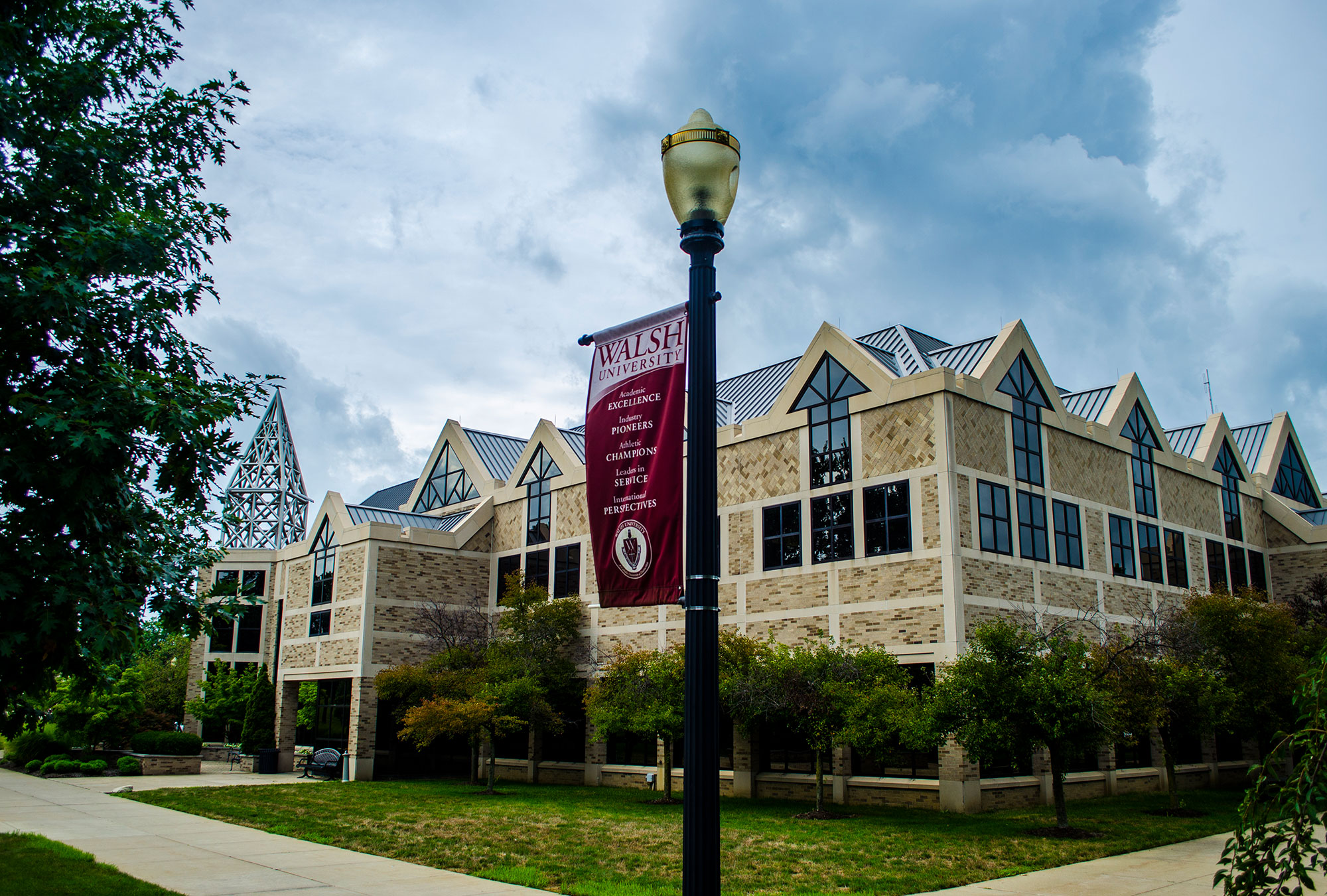 Walsh University Local Construction Contractors Campus Center Front by Fred Oliveri