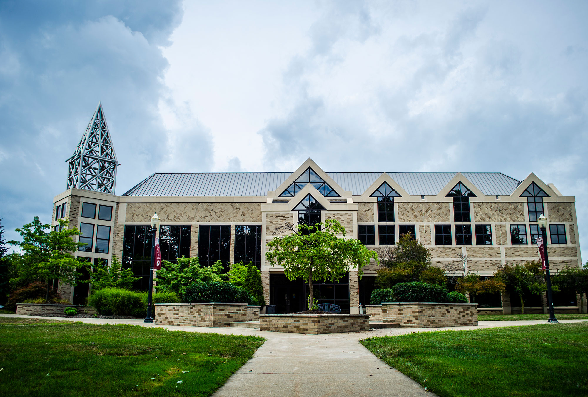 Walsh University Local Construction Contractors Campus Center Sideview by Fred Oliveri