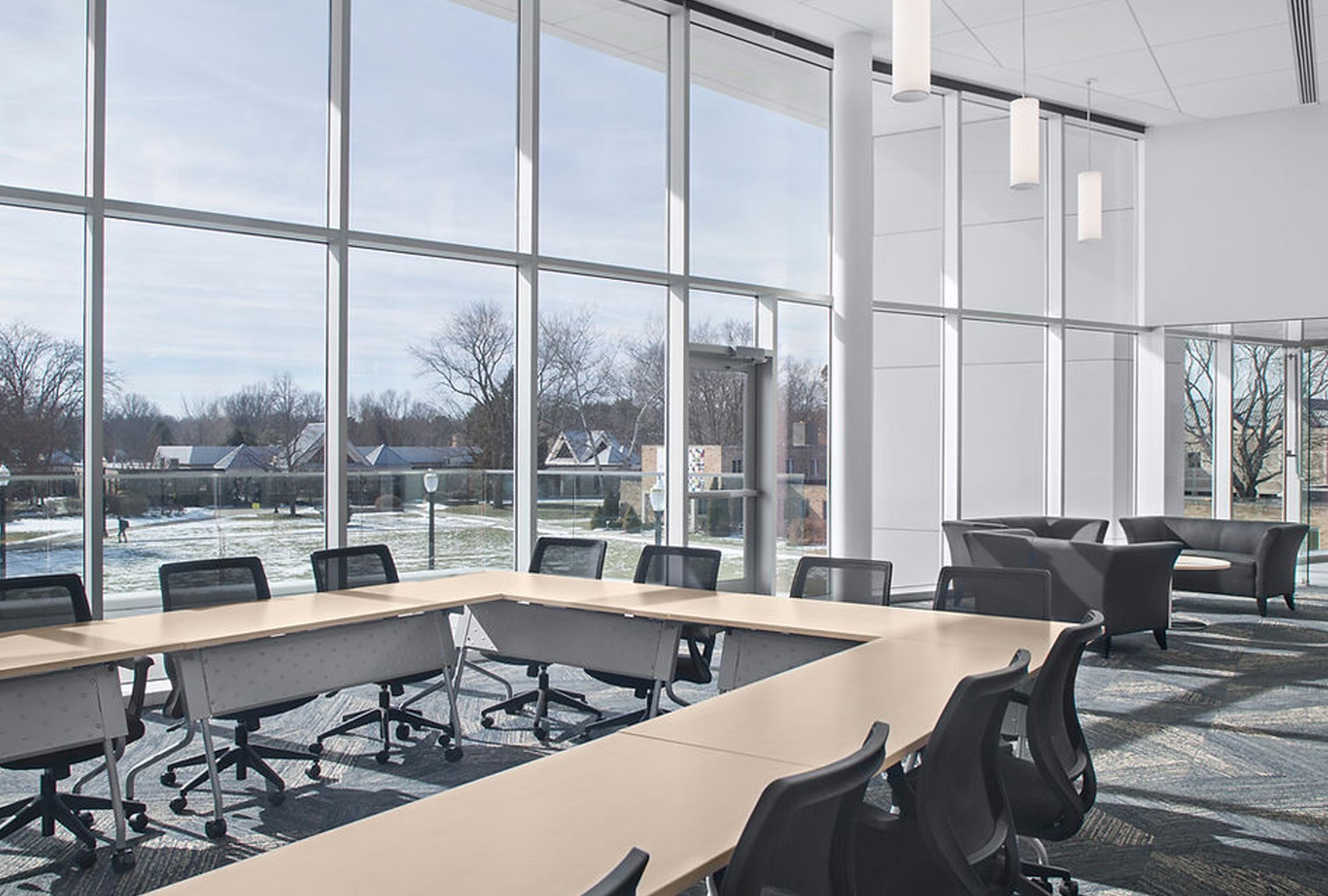 Walsh University Local Construction Contractors Global Learning Center Meeting Room by Fred Oliveri