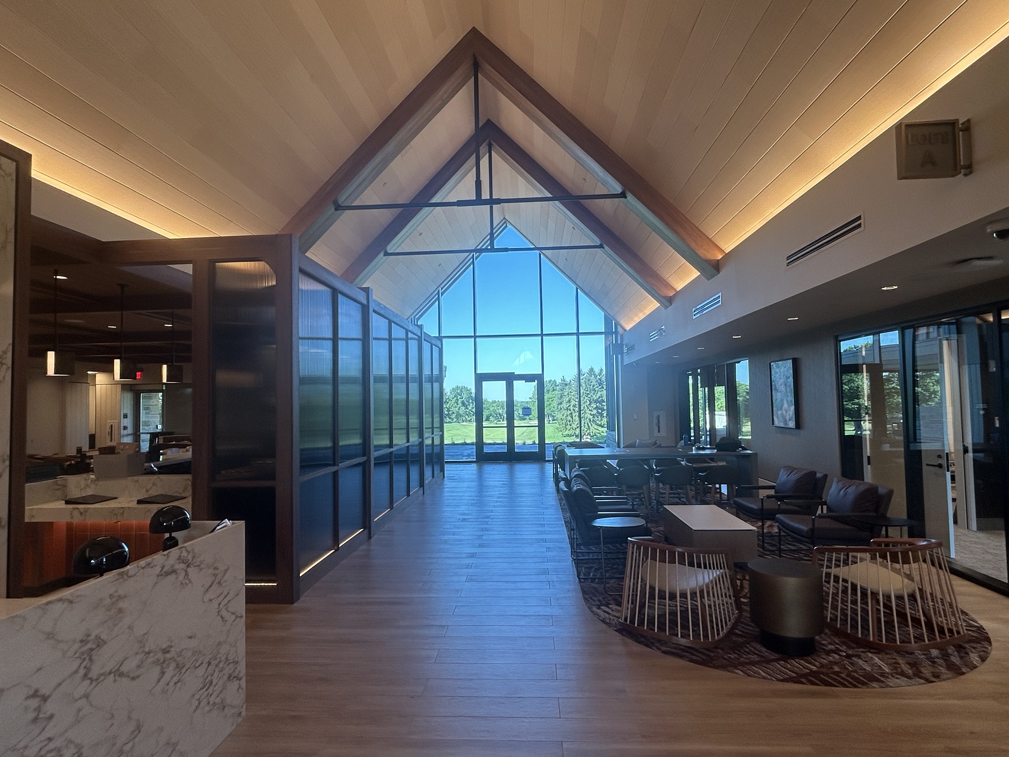 Westfield Country Club Living Room Area for Members Westfield Center Ohio by Fred Olivieri Construction