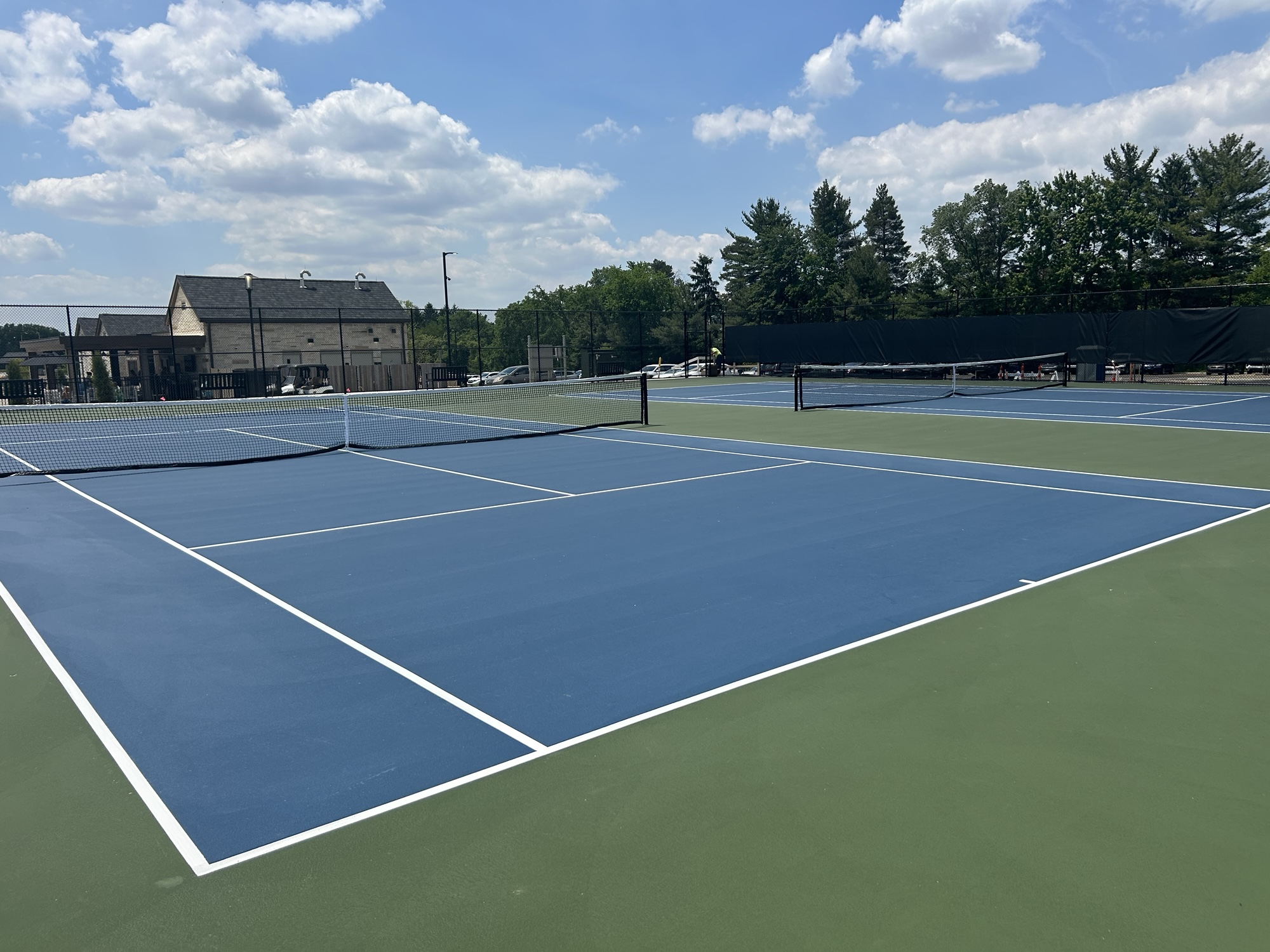 Westfield Country Club new Tennis Courts for Members Westfield Center Ohio by Fred Olivieri Construction