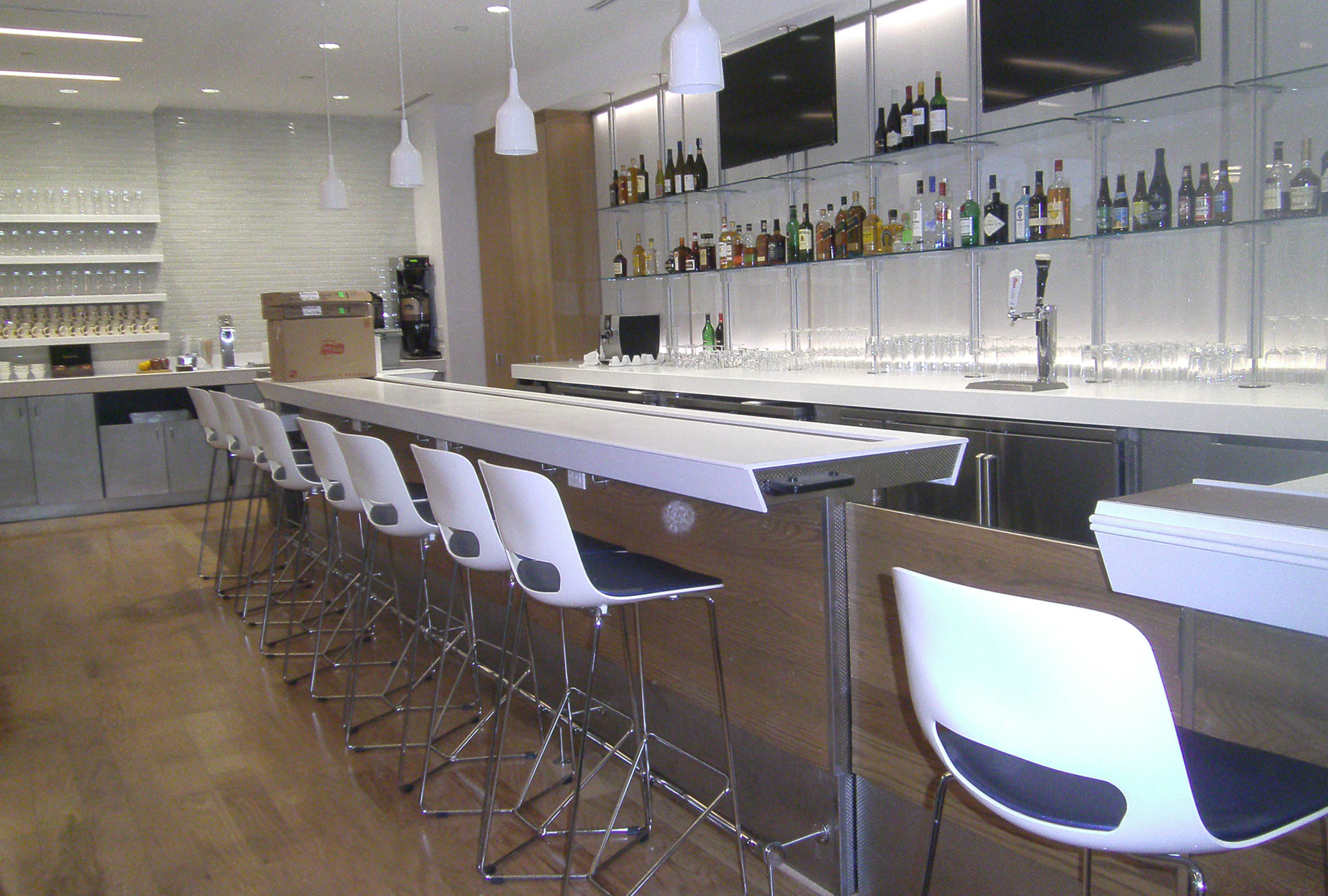 Airspace Lounge General Contracting Services New York NY Bar Seating - by Fred Olivieri