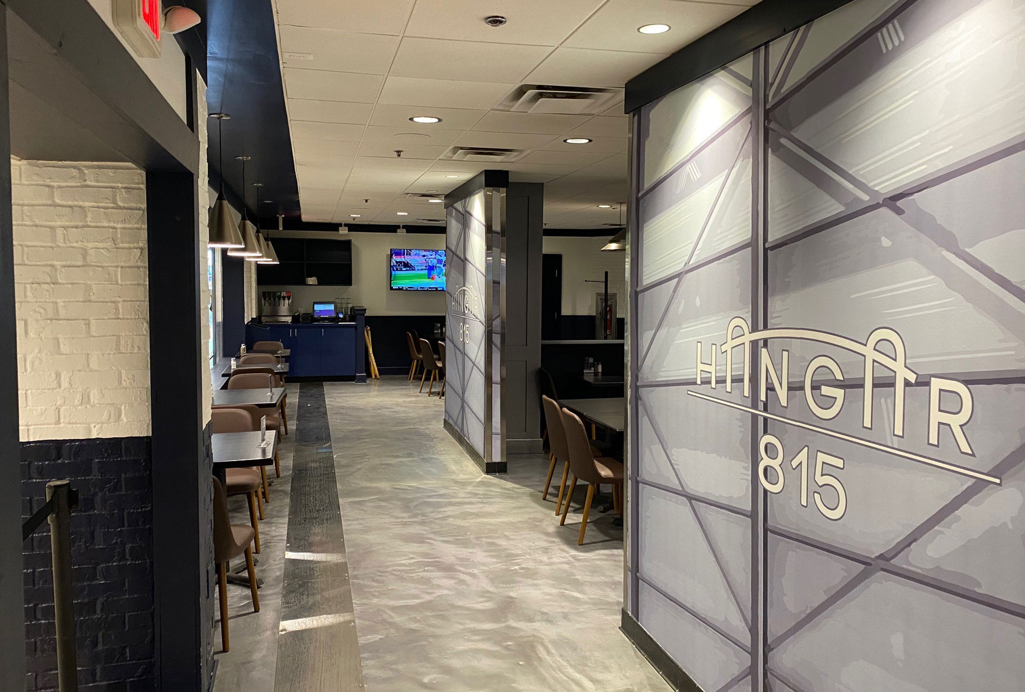 Best Restaurant Construction Companies Hanger 815 Dining Entrance by Fred Olivieri