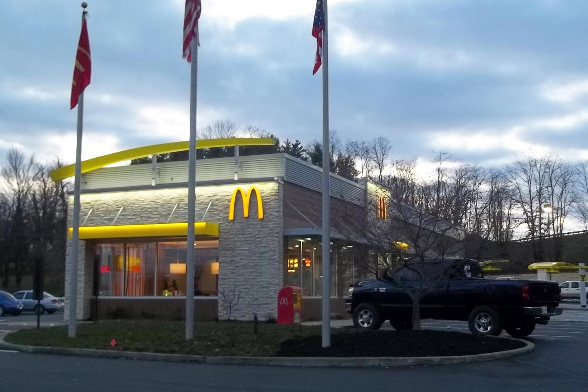 McDonald's Restaurant Construction Outside by Fred Olivieri - Cadiz, Ohio